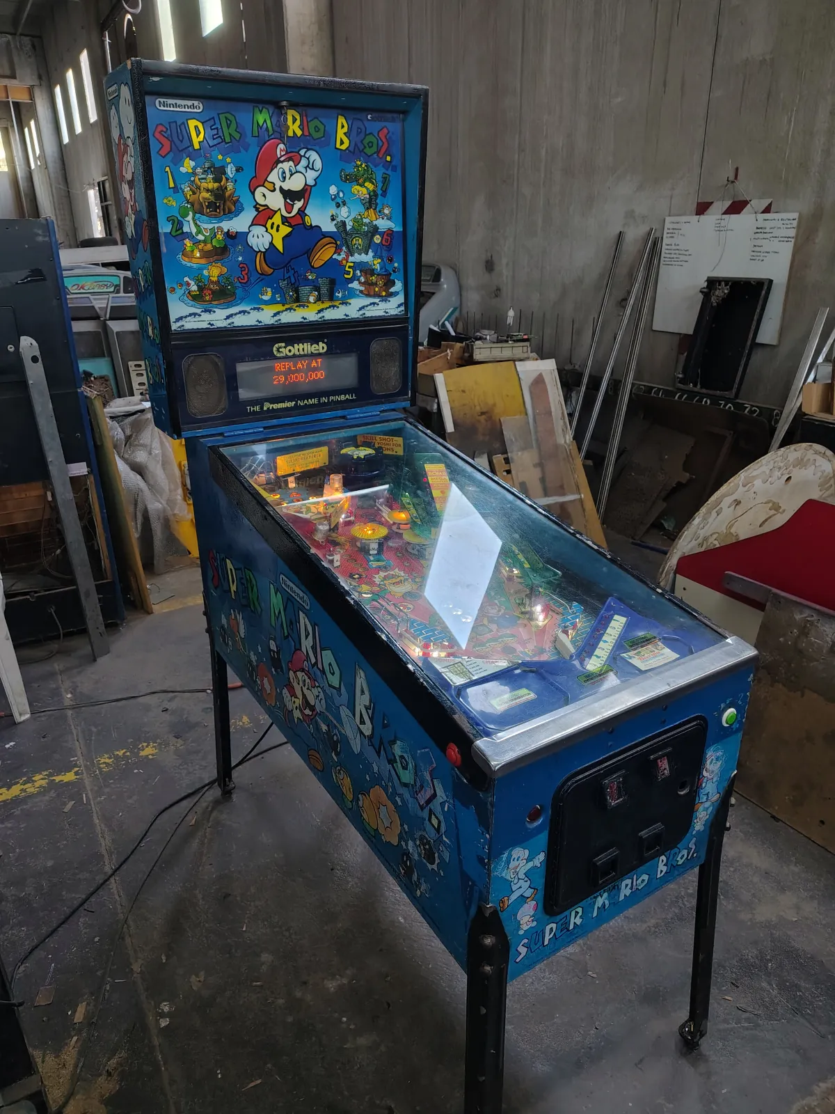 Flipper Super Mario Bros