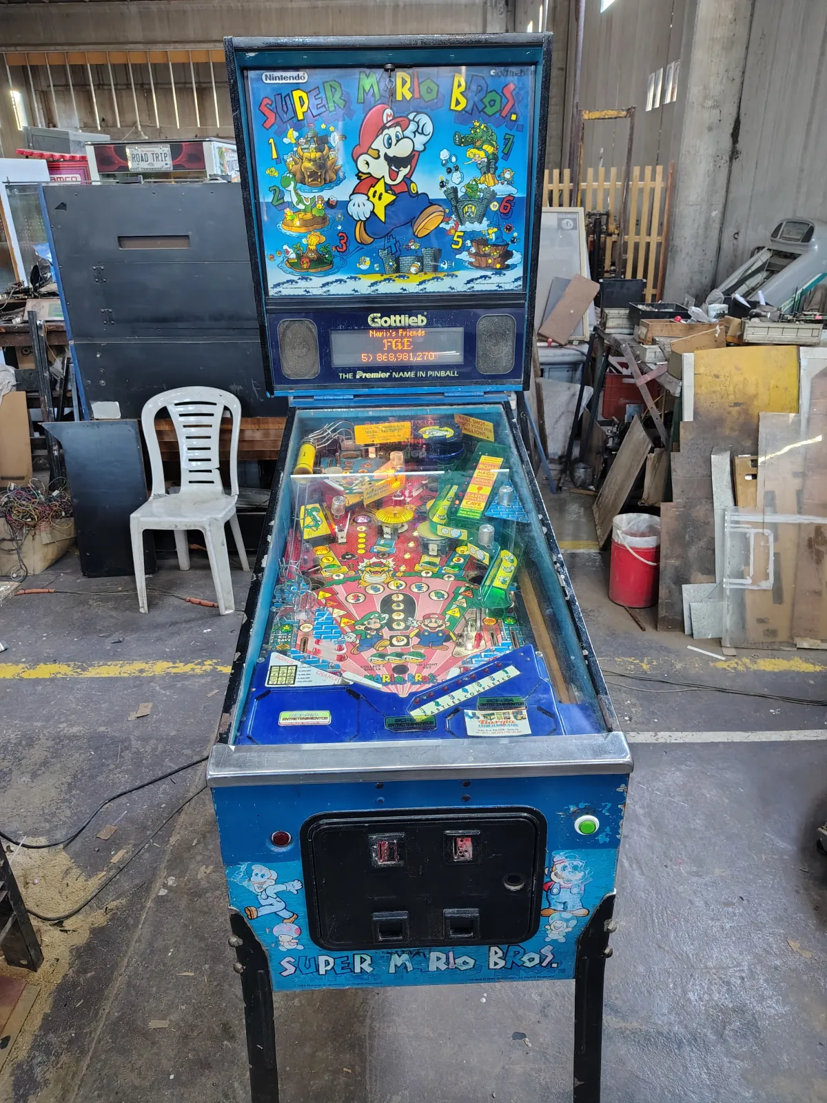 Flipper Super Mario Bros